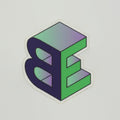 (3-pack) B.E. Creative Logo Sticker
